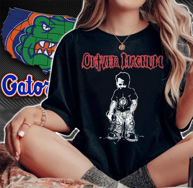 Oliver Magnum 1989 album cover T-shirt