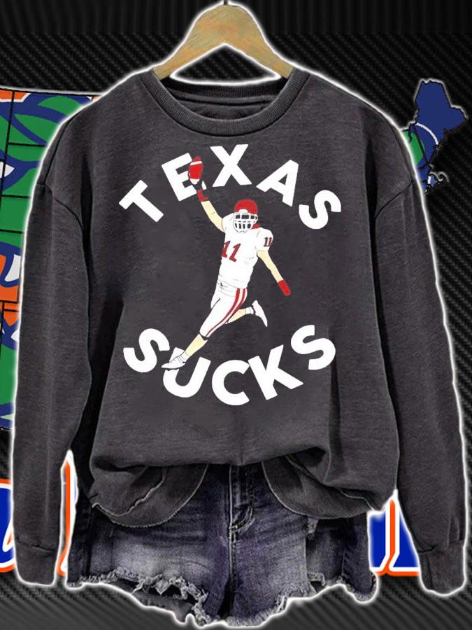 Opolis X Oklahoma Breakdown Teddy Lehman Texas Sucks Shirt sweatshirt