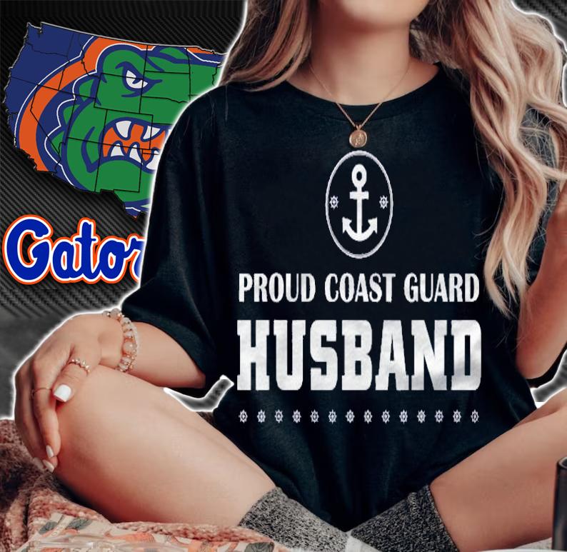 Proud Us Coast Guard Husband Proud Coast Guard Shirt