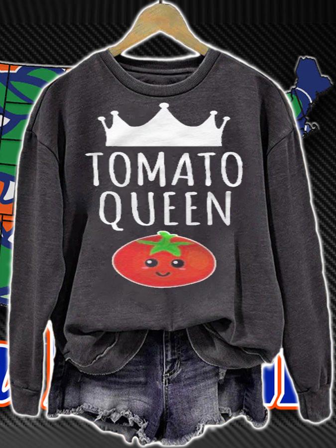 Tomato Queen  Tomato Lover Halloween Shirt sweatshirt