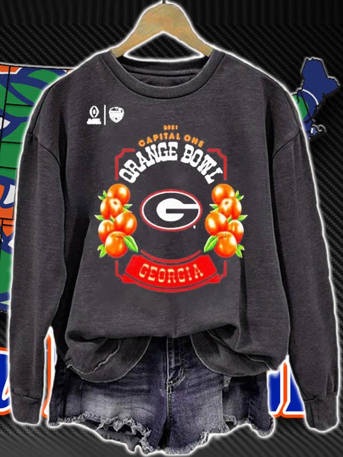 Georgia Bulldogs Football Orange Bowl Shirt sweatshirt
