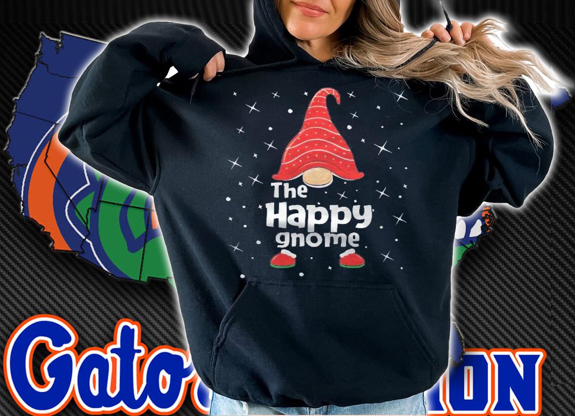 Happy Gnome Family Matching Christmas Funny Gift Pajama Shirt