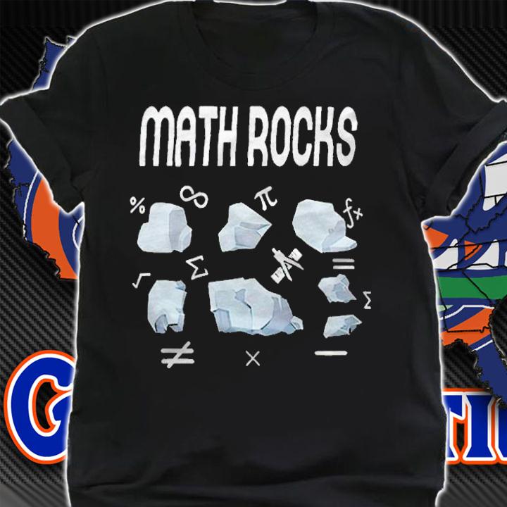 Math Rocks school mathematics funny T-shirt shirt