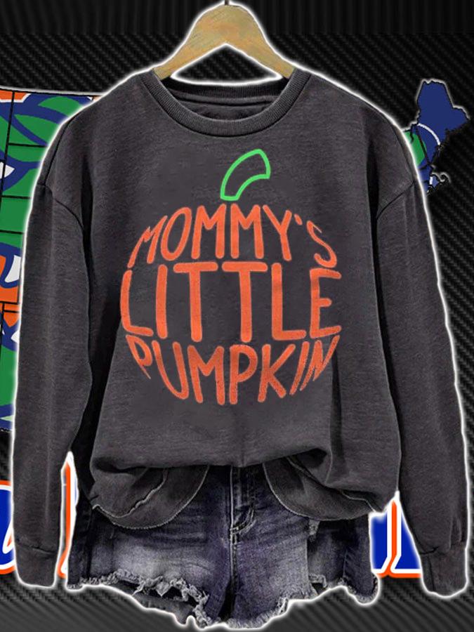Mommys Little Pumpkin Shirt Halloween Pregnancy Costume Shirt