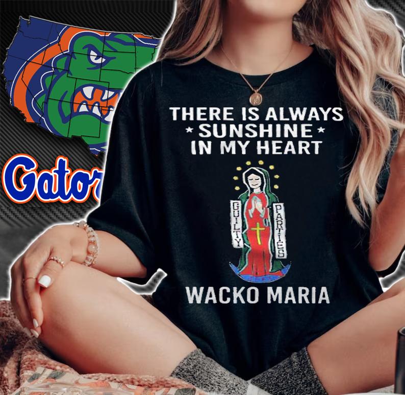 There is always sunshine in my heart Wacko Maria T-shirt woman shirt