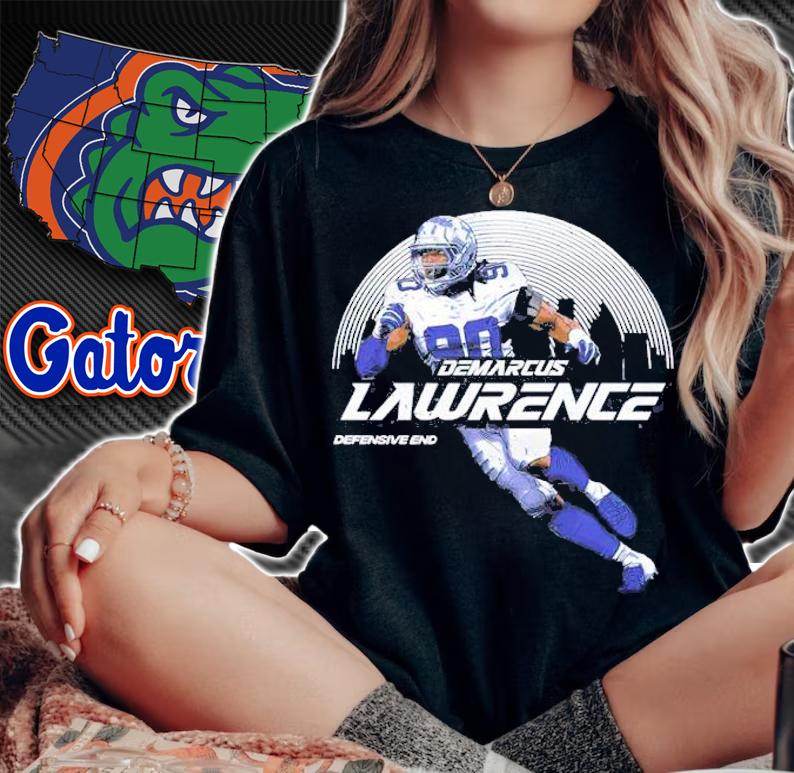 Demarcus Lawrence Dallas Skyline Football Shirt woman shirt