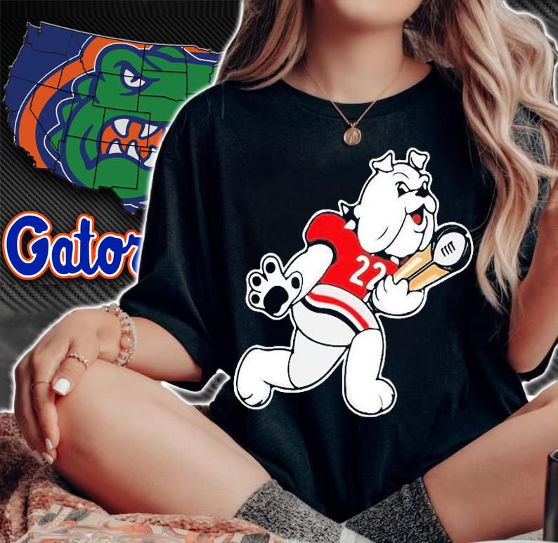 Georgia Bulldogs Dawg Trophy T-Shirt woman shirt
