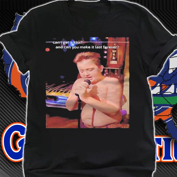 Gibby Singing iCarly can I get a kiss and can you make it last forever T-shirt shirt