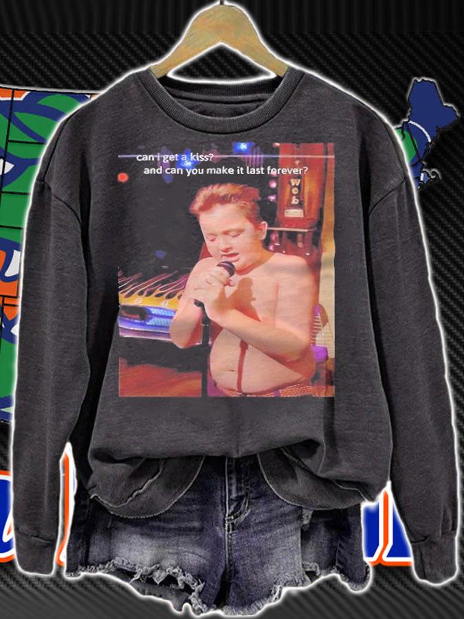 Gibby Singing iCarly can I get a kiss and can you make it last forever T-shirt sweatshirt