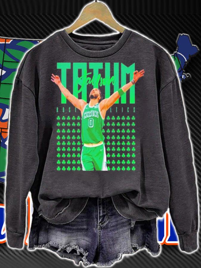 Jayson Tatum Boston Celtics Basketball Shirt sweatshirt