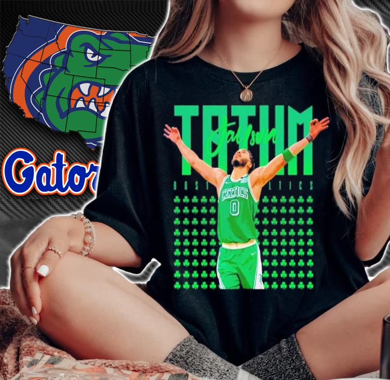 Jayson Tatum Boston Celtics Basketball Shirt woman shirt