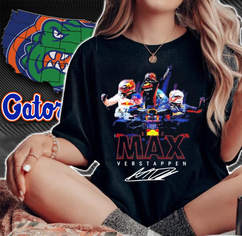Max Verstappen F1 2021 signature shirt