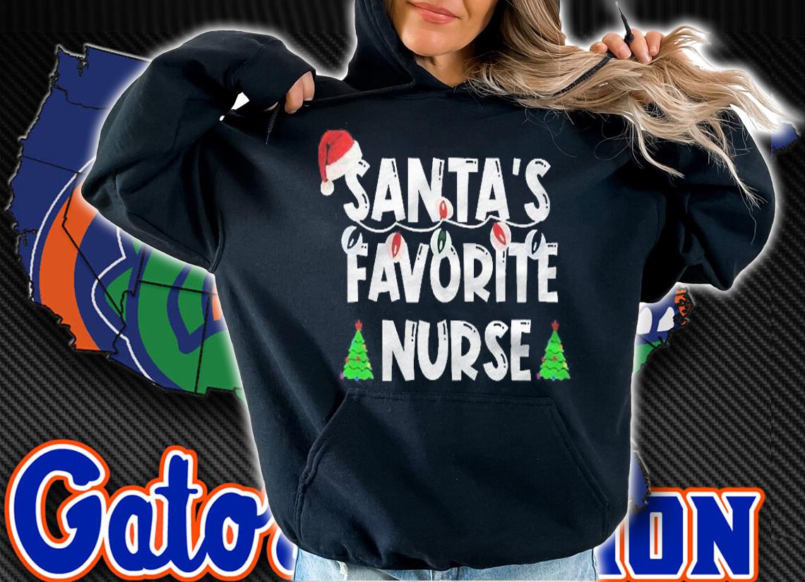 Merry Christmas Cookie Nurse Stethoscope Snow Santa Hat Shirt hoodie