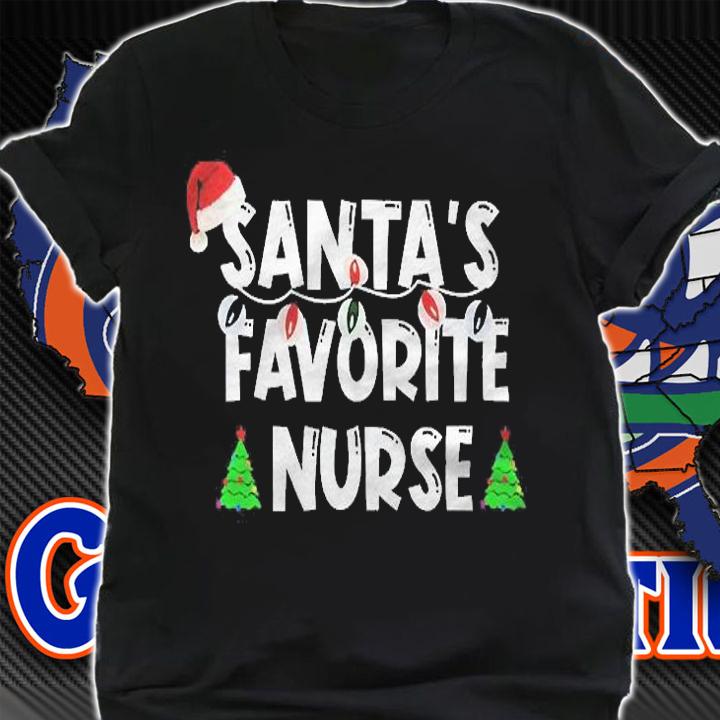 Merry Christmas Cookie Nurse Stethoscope Snow Santa Hat Shirt shirt