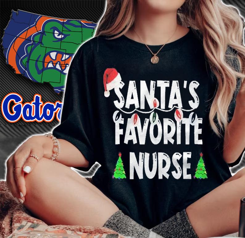 Merry Christmas Cookie Nurse Stethoscope Snow Santa Hat Shirt woman shirt