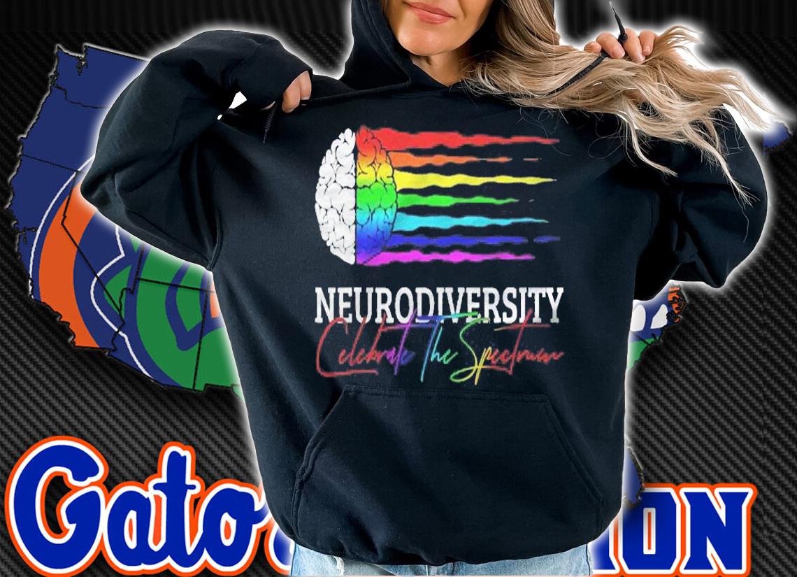 Neurodiversity Shirt Autism Spectrum Adhd Rainbow Shirt hoodie