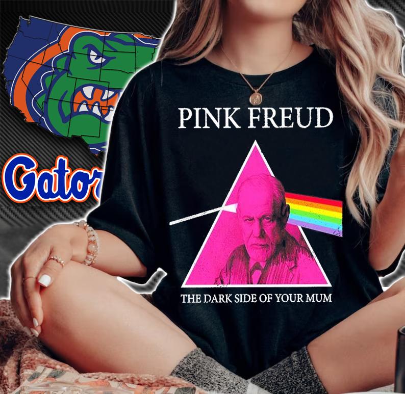 Pink Freud Funny Psychology T-Shirt
