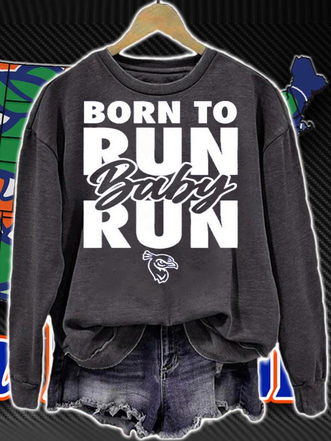 Saint Peter's Basketball Born To Run Baby Run Shirt sweatshirt