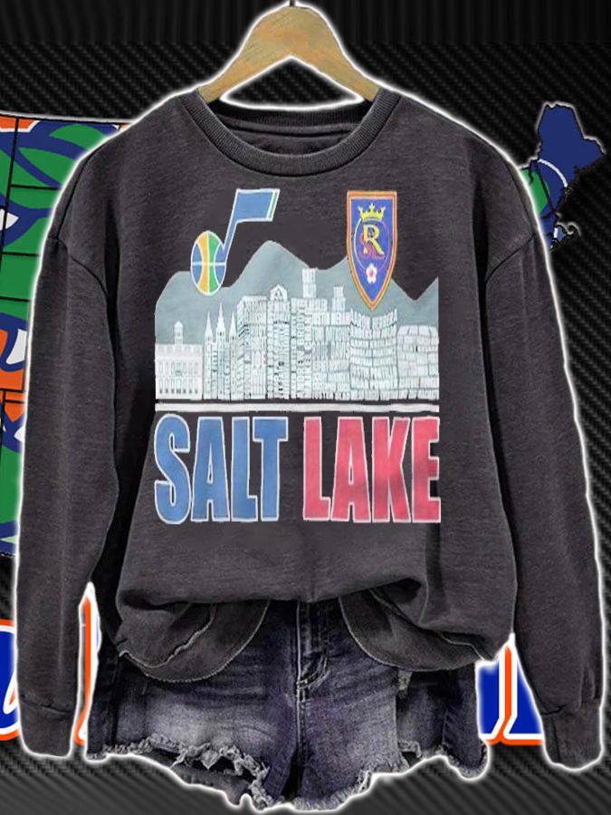 Salt Lake Utah Jazz and Real Salt Lake shirt