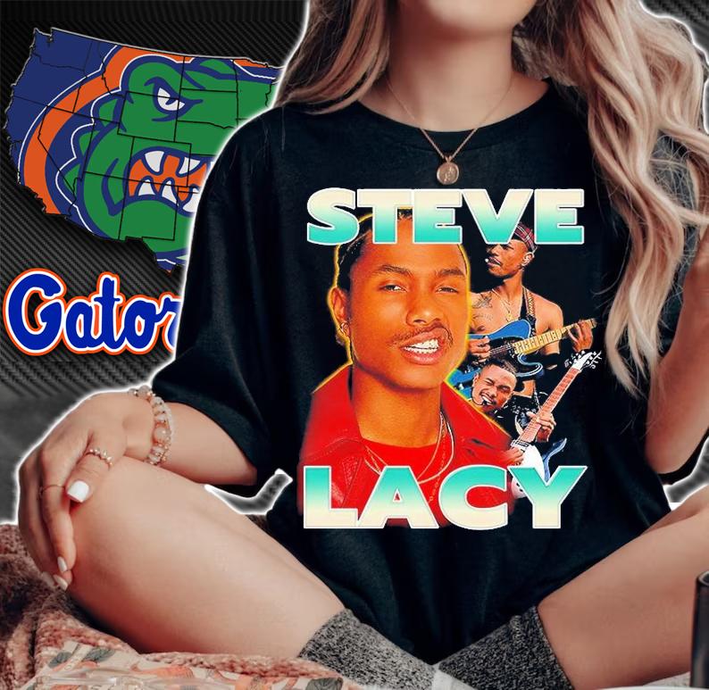Steve Lacy Rap Fans Vintage t-shirt woman shirt