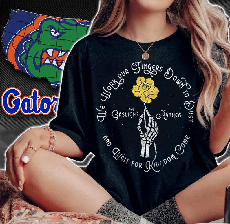 The Gaslight Anthem we work our fingers down to dust and wait for kingdom come T-shirt
