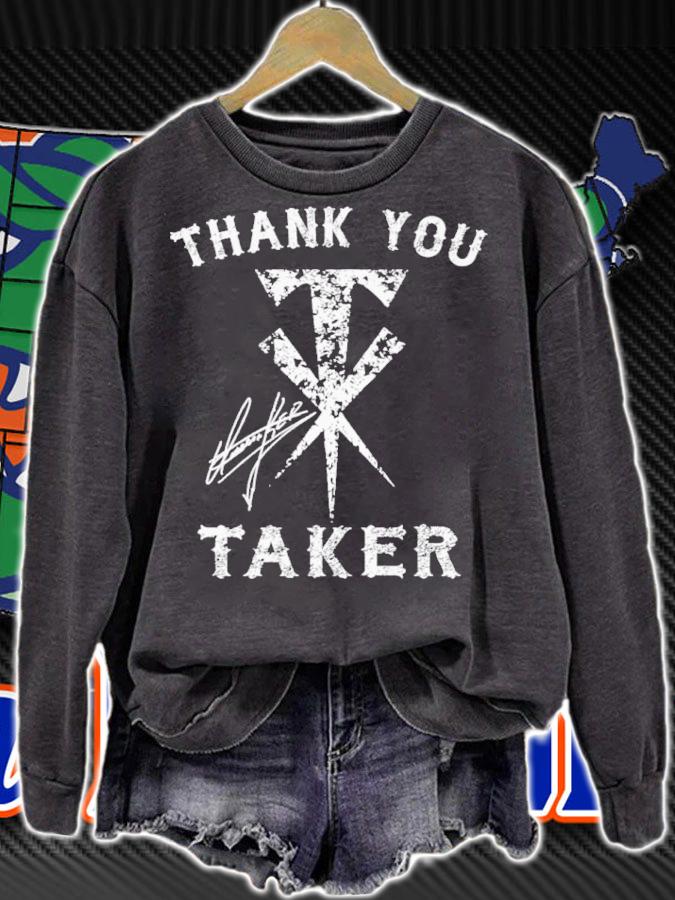 Undertaker Thank You Taker Signatures Shirt
