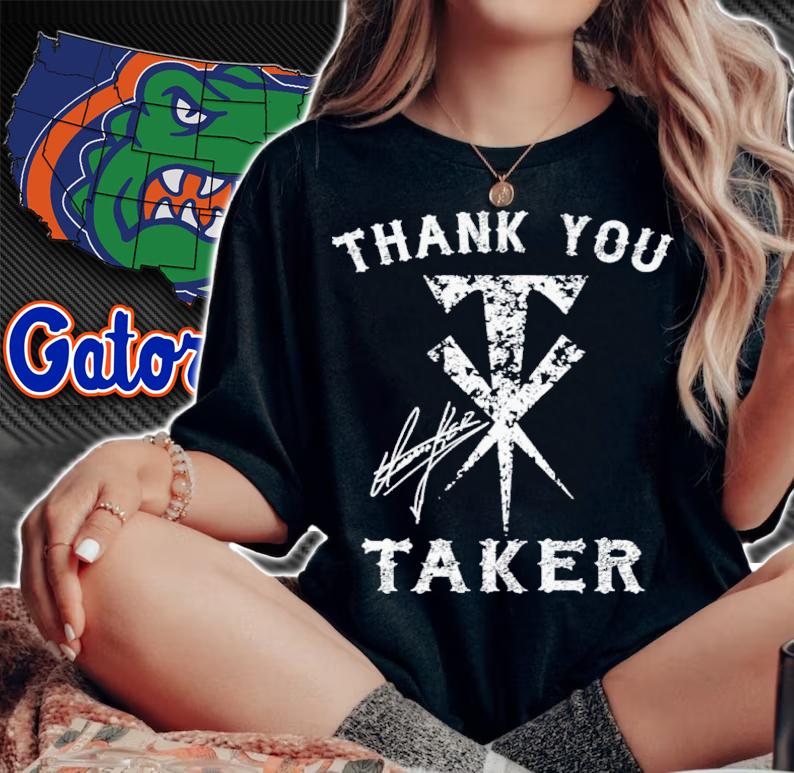 Undertaker Thank You Taker Signatures Shirt