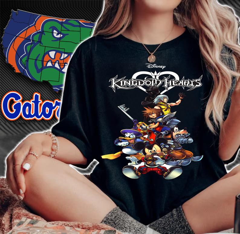 Disney Kingdom Hearts Characters t-shirt