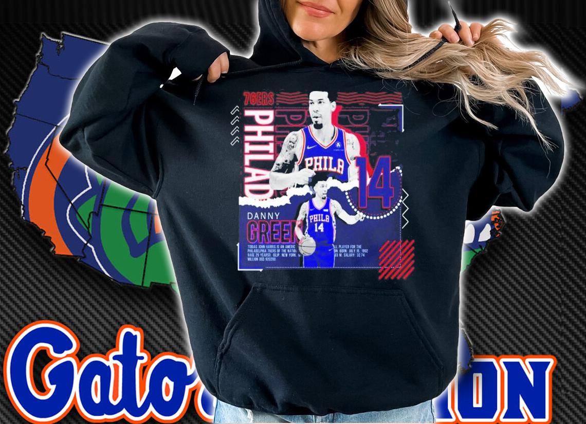 Danny Green Basketball Paper Poster 76ers shirt