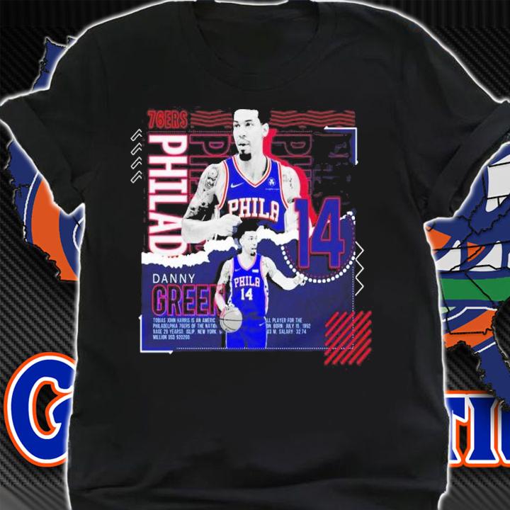 Danny Green Basketball Paper Poster 76ers shirt