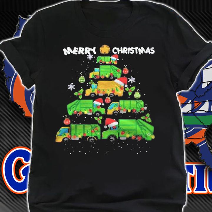 Funny Garbage Truck Christmas Tree Ornament Decor Boys Kids Shirt shirt