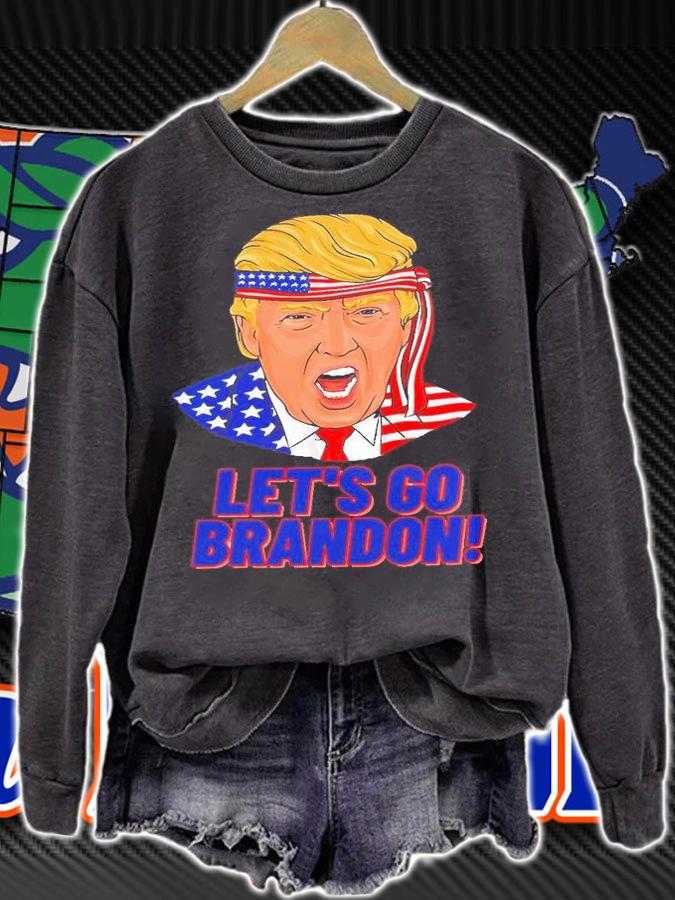 Let's Go Brandon Chant Impeach Biden Pro Trump T-Shirt sweatshirt