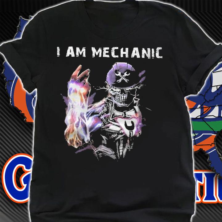 I am Mechanic Skeleton Thanos shirt shirt