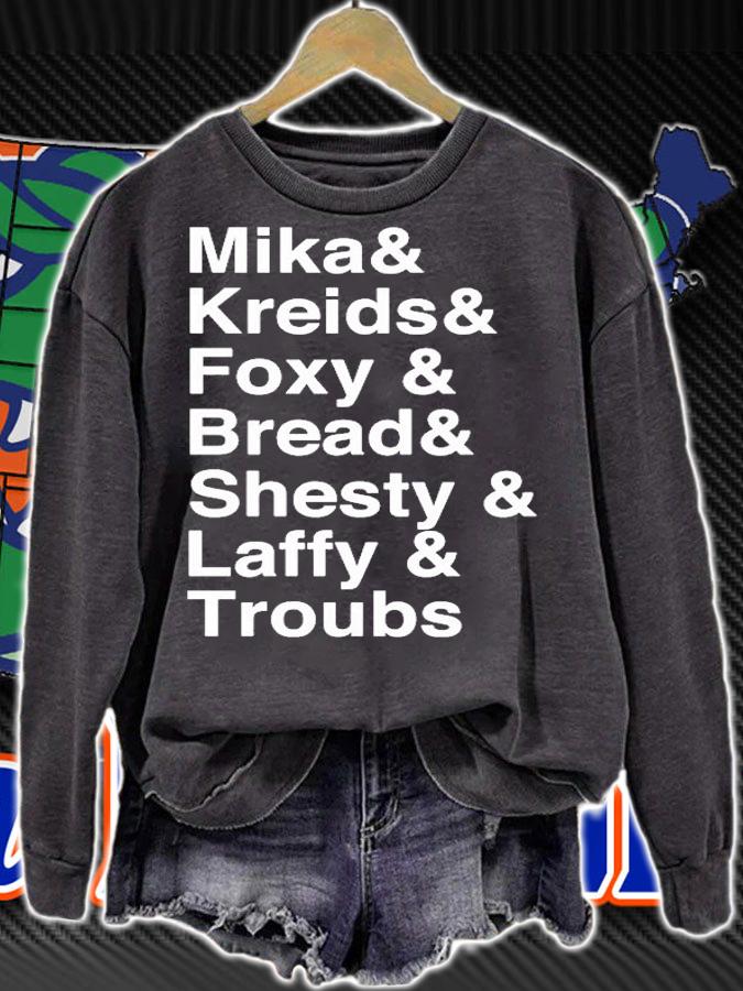 Mika Kreids Foxy Bread Shesty Laffy Troubs T-Shirt
