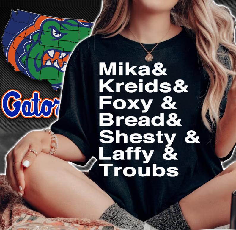Mika Kreids Foxy Bread Shesty Laffy Troubs T-Shirt