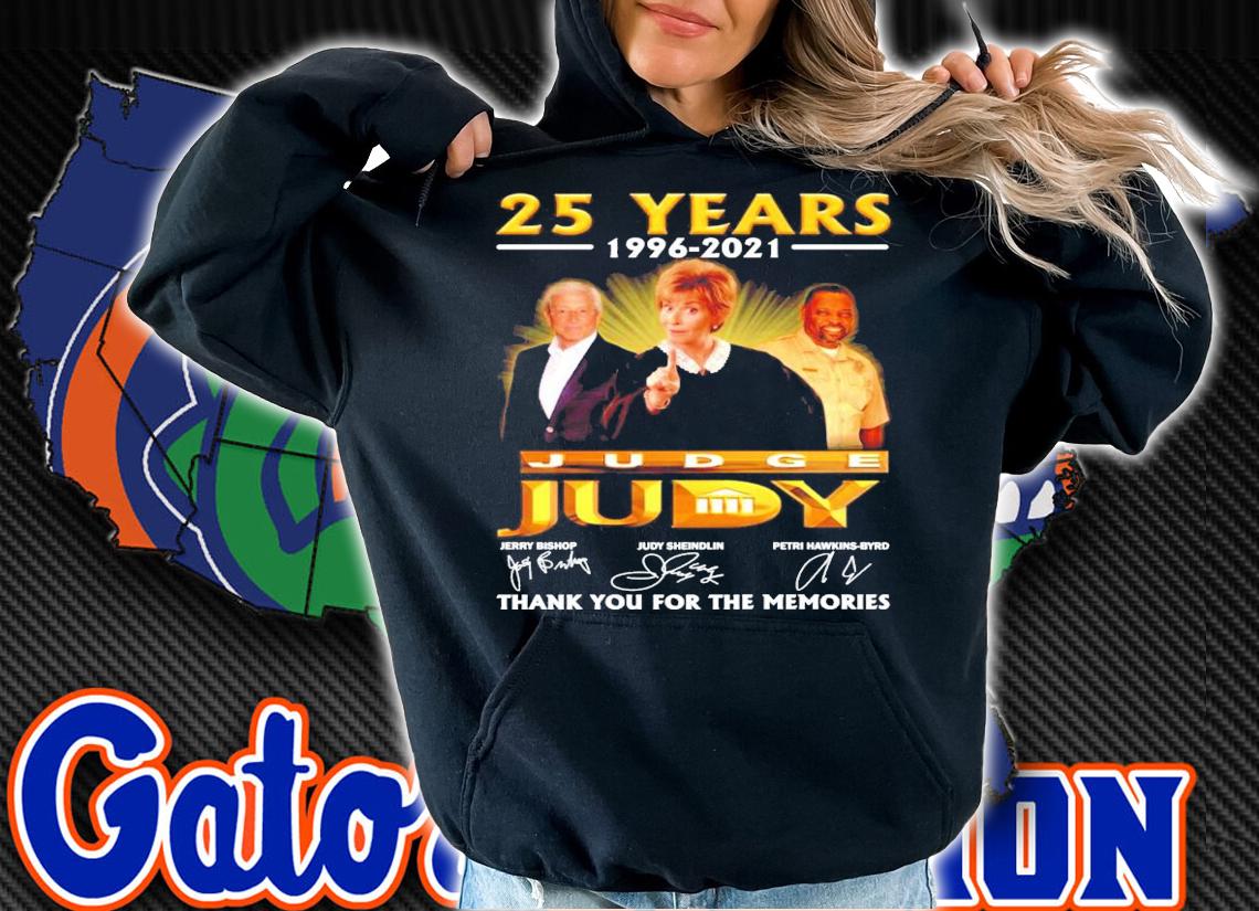 25 years 1996-2021 Judge Judy signatures t-shirt