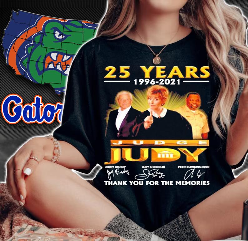 25 years 1996-2021 Judge Judy signatures t-shirt