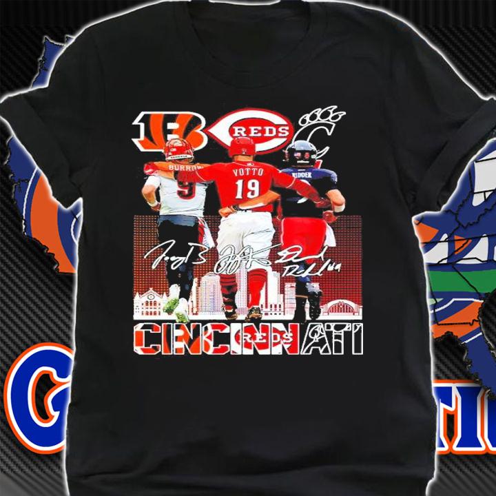 Cincinnati Bengals Burrow Votto And Ridder Signatures Shirt shirt