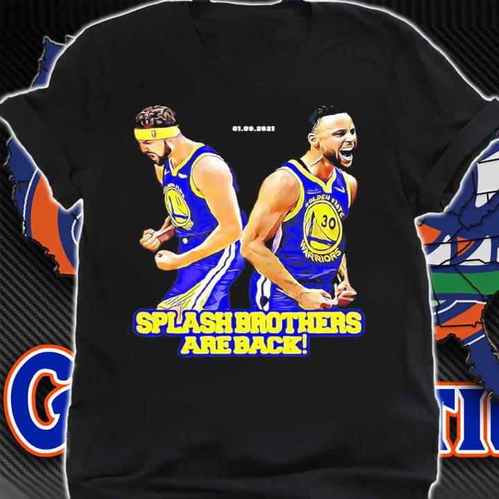 Curry And Thompson Splash Brothers Are Back Basketball Shirt shirt