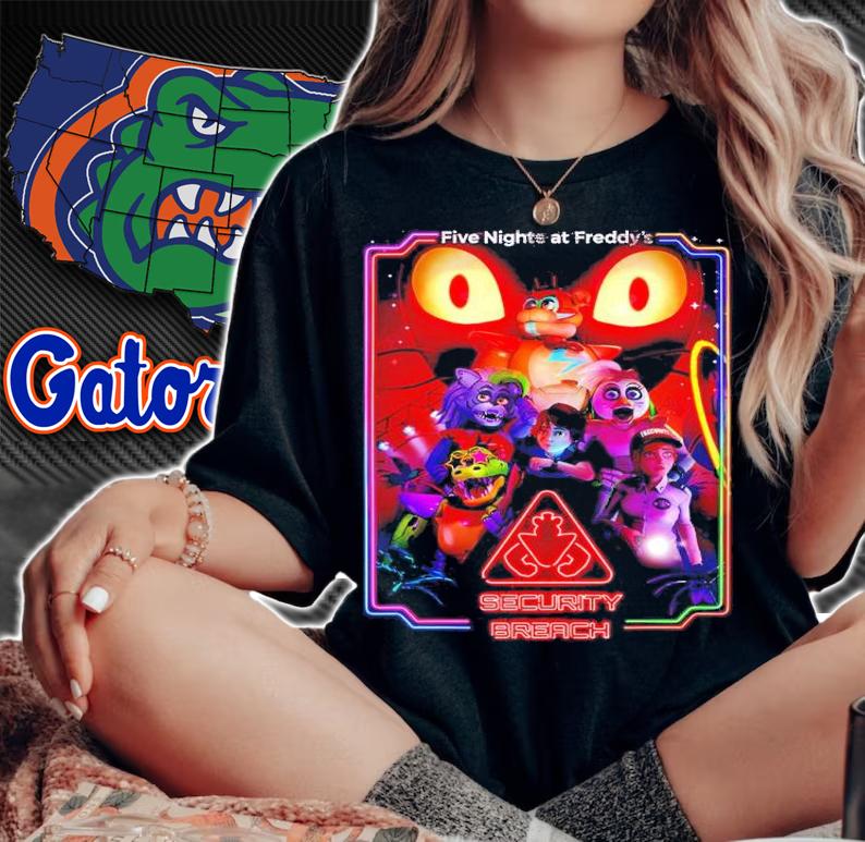 Five Nights At Freddy's Security Breach Shirt woman shirt
