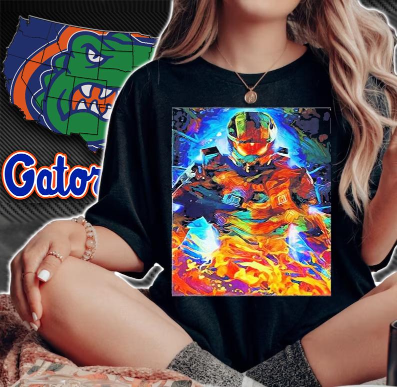 Halo  Colorful Chief Fire T-Shirt woman shirt