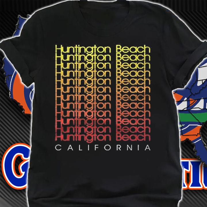 Huntington Beach California Vintage Retro Pullover Shirt shirt