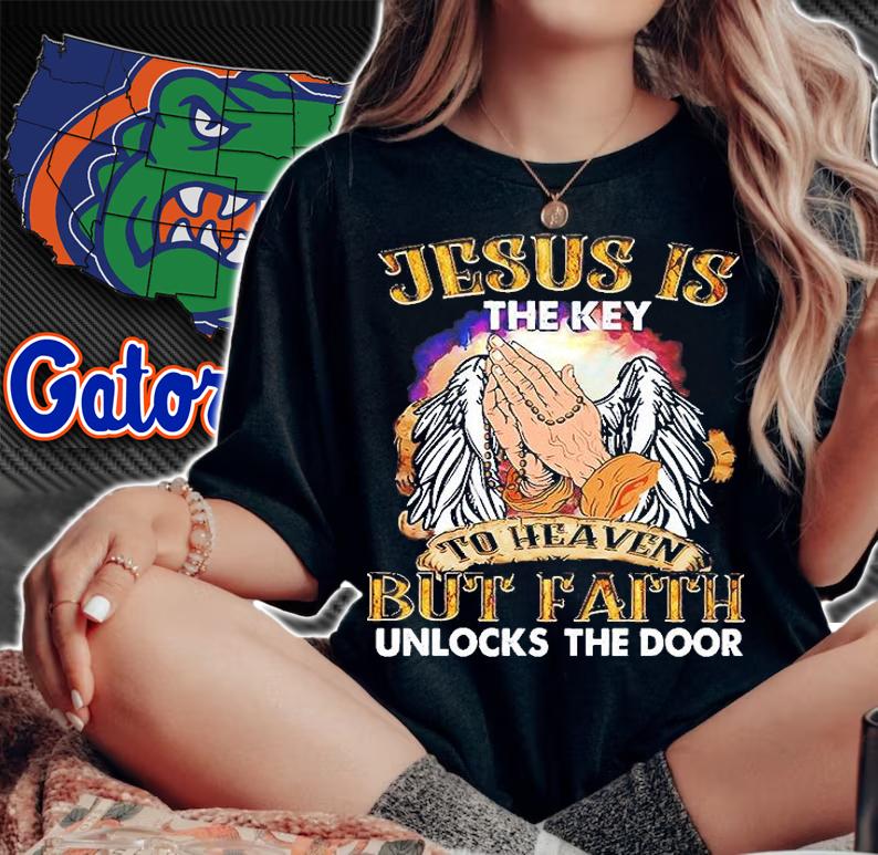 Jesus Is The Key To Heaven Unlocks The Door T-Shirt woman shirt