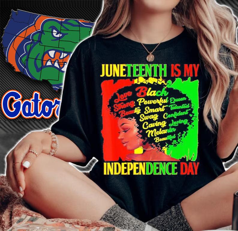 Juneteenth Is My Independence Day Black Women Shirt woman shirt
