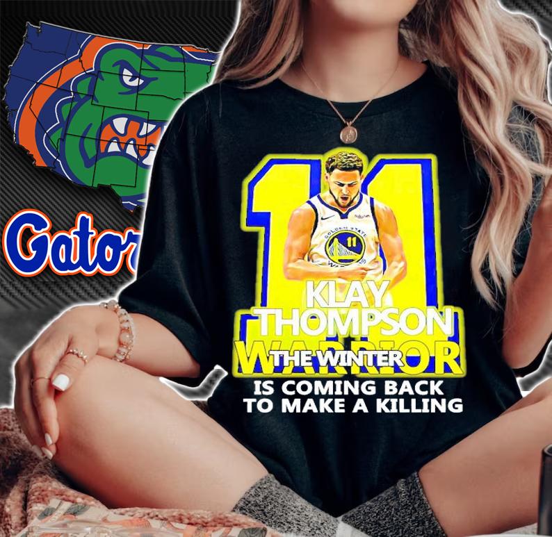 Klay Thompson Warriors The Winter Is Coming Back To Make A Killing Shirt woman shirt