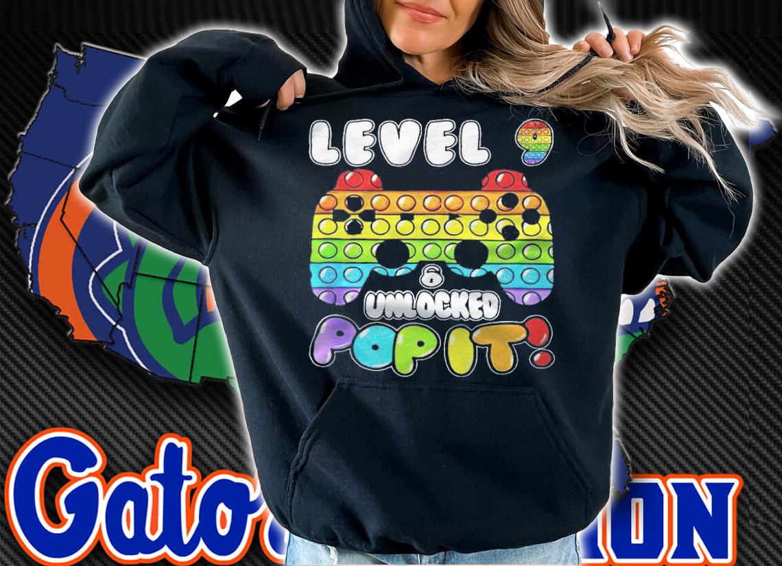 Level 9 unlocked pop it T-shirt hoodie