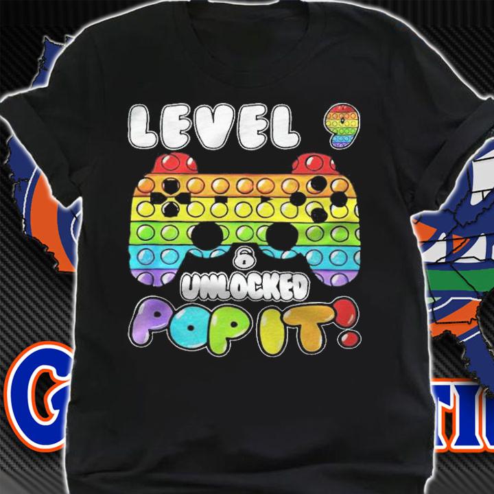 Level 9 unlocked pop it T-shirt shirt