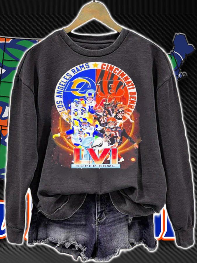 Los Angeles Rams Vs Cincinnati Bengals LVI Super Bowl Shirt sweatshirt
