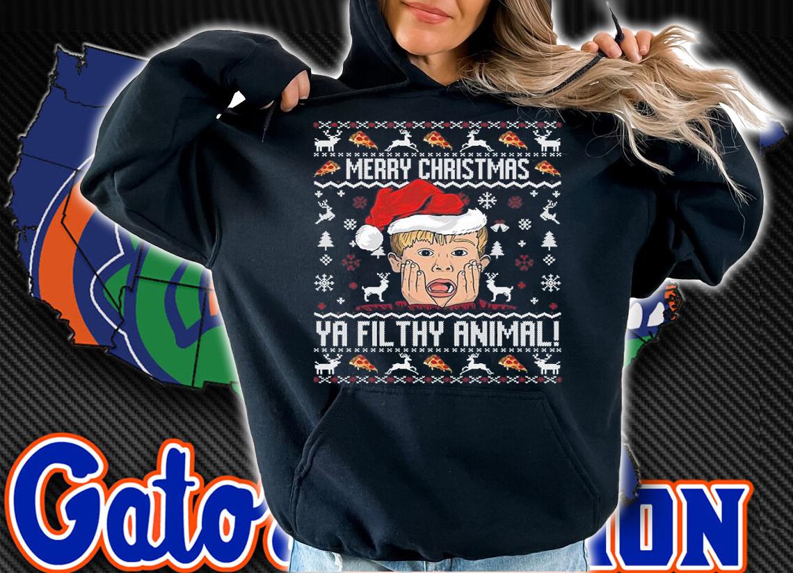 Merry Christmas Ya Filthy Animal Sweater T-Shirt hoodie
