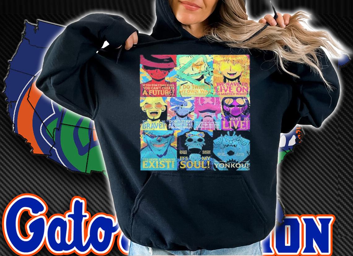 One Piece anime Crew with Jinbe T-shirt hoodie